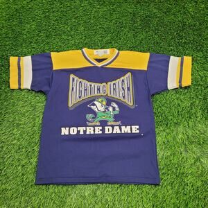 Vintage Notre-Dame Fighting-Irish Shirt Medium 19x23 Jersey